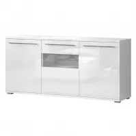 Komód Piano K180-3KS/PN-70/KA/70 crystal white