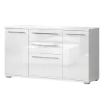 Komód Piano K180-3K2F/PN-70/KA/70 crystal white