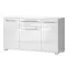 Komód Piano K150-3K1F/PN-70/KA/70 crystal white