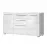 Komód Piano K150-3K2F/PN-70/KA/70 crystal white