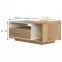 Dohányzóasztal Gala KLS-1F/GL pacific walnut/beige,2