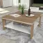Dohányzóasztal Stela KLS tobacco/crystal white,3