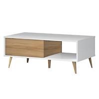 Dohányzóasztal Vida KLS pacific walnut/crystal white