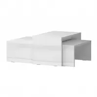 Dohányzóasztal Piano SET2-70/KA/70 crystal white