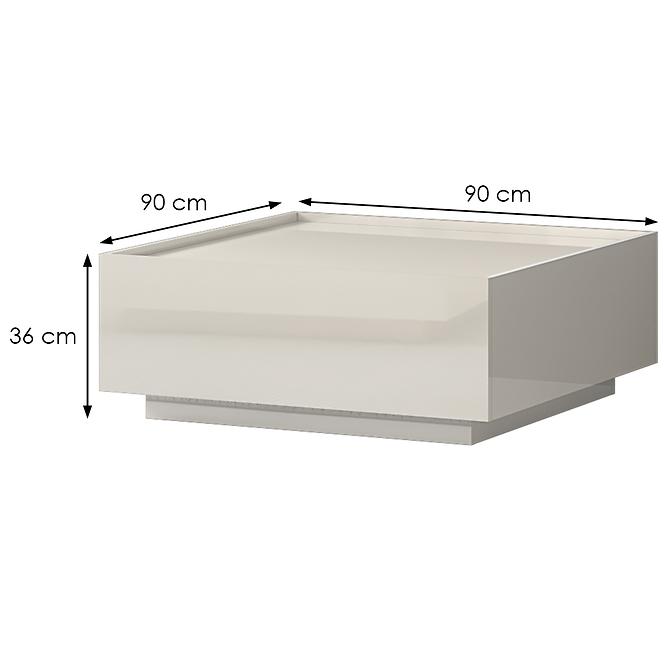 Dohányzóasztal Piano KLS-2F-71/KA/71 beige