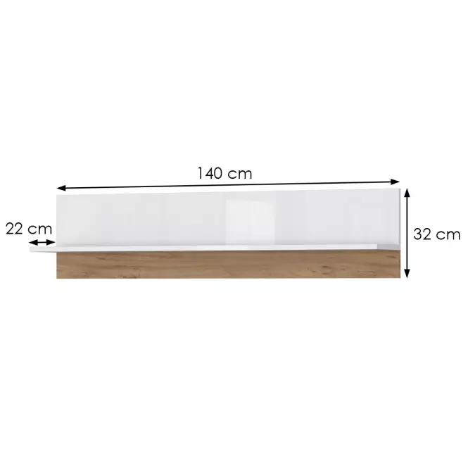 Falipolc Brio VP pacific walnut/crystal white