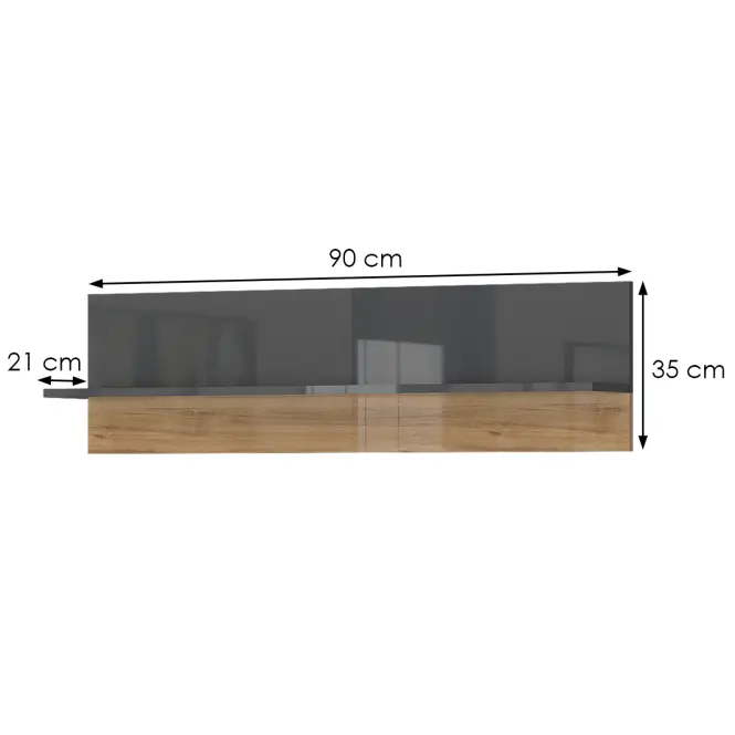 Falipolc Onyx VP90/ON anthracite/pacific walnut,2