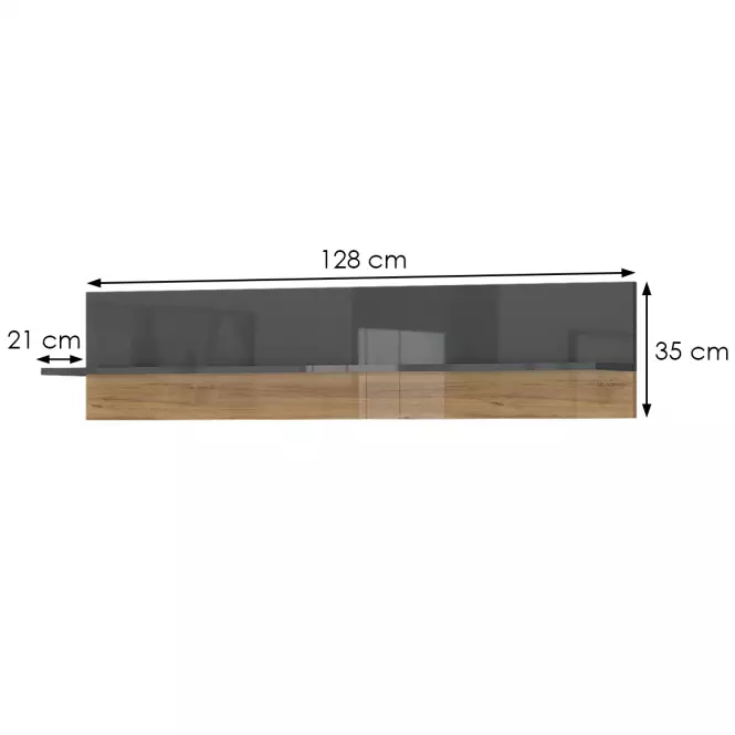 Falipolc Onyx VP128/ON anthracite/pacific walnut