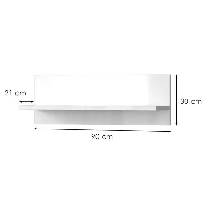 Falipolc Piano VP90/PN-70/KA/70 crystal white,2