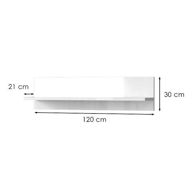 Falipolc Piano VP120/PN-70/KA/70 crystal white