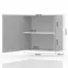 Fali szekrény Piano VK60-1K/PN-70/KA/70 crystal white,3