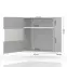 Fali szekrény Piano VK60-1KS/PN-70/KA/70 crystal white,3