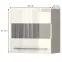 Fali szekrény Piano VK60-1KS/PN-71/KA/71 beige,2