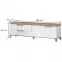 Szekrény RTV Brio TV pacific walnut/crystal white,2