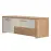Szekrény RTV Gala TV135-1K2F/GL pacific walnut/beige