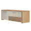 Szekrény RTV Gala TV135-1K2F/GL pacific walnut/beige