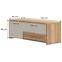 Szekrény RTV Gala TV135-1K2F/GL pacific walnut/beige,2