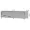 Szekrény RTV Onyx TV150-2F/ON anthracite/pacific walnut,3