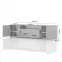 Szekrény RTV Stela TV tobacco/crystal white,3