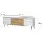 Szekrény RTV Vida TV pacific walnut/crystal white,2