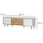 Szekrény RTV Vida TV pacific walnut/crystal white,2