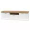 Szekrény RTV Tara TV2K1F white/pacific walnut