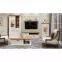 Szekrény RTV Tara TV2K1F white/pacific walnut,6