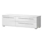 Szekrény RTV Piano TV150-1K2F/PN-70/KA/70 crystal white