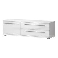 Szekrény RTV Piano TV150-1K2F/PN-70/KA/70 crystal white