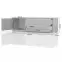 Szekrény RTV Piano TV150-1K2F/PN-70/KA/70 crystal white,3