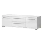 Szekrény RTV Piano TV150-2K2F/PN-70/KA/70 crystal white