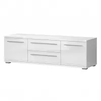 Szekrény RTV Piano TV150-2K2F/PN-70/KA/70 crystal white