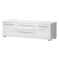 Szekrény RTV Piano TV150-2K2F/PN-70/KA/70 crystal white