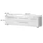 Szekrény RTV Piano TV165-2K2F/PN-70/KA/70 crystal white,2