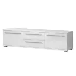 Szekrény RTV Piano TV180-2K2F/PN-70/KA/70 crystal white
