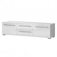 Szekrény RTV Piano TV180-2K2F/PN-70/KA/70 crystal white