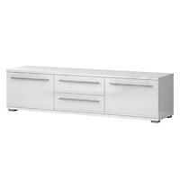 Szekrény RTV Piano TV180-2K2F/PN-70/KA/70 crystal white