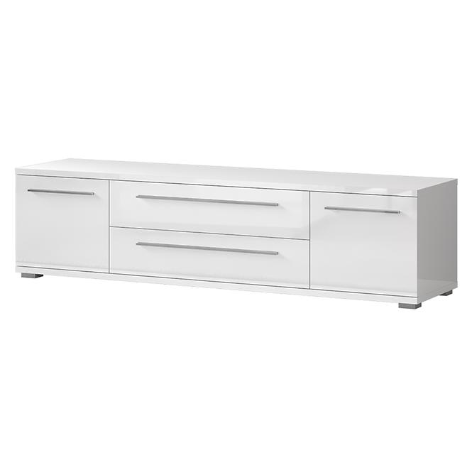 Szekrény RTV Piano TV180-2K2FV/PN-70/KA/70 crystal white