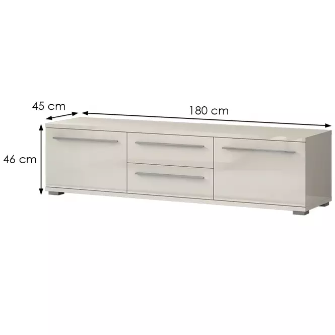 Szekrény RTV Piano TV180-2K2F/PN-71/KA/71 beige