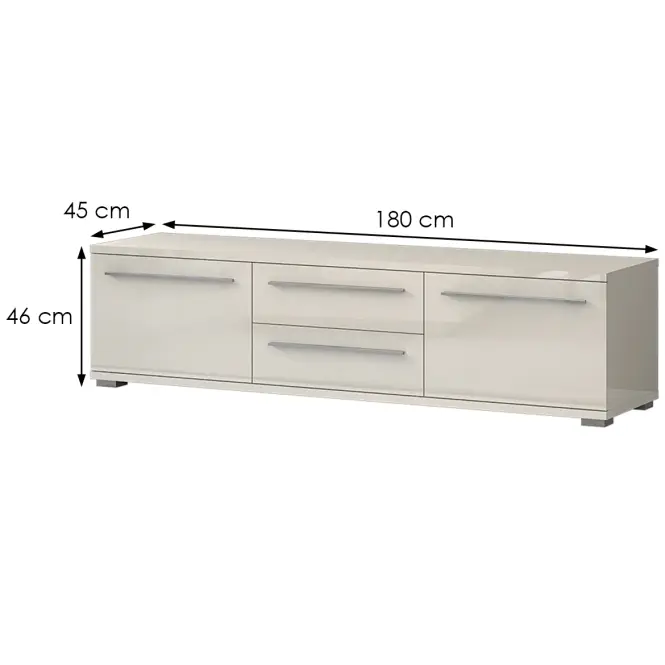 Szekrény RTV Piano TV180-2K2F/PN-71/KA/71 beige,2