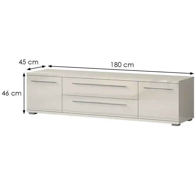 Szekrény RTV Piano TV180-2K2FV/PN-71/KA/71 beige,2
