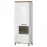 Vitrin Brio V2S pacific walnut/crystal white