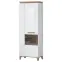 Vitrin Brio V2S pacific walnut/crystal white