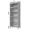 Vitrin Brio V2S pacific walnut/crystal white,3
