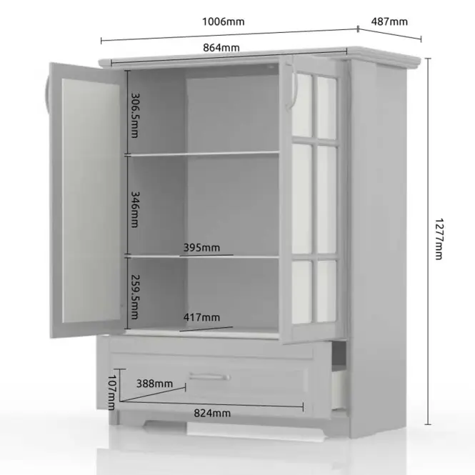 Vitrin Evergreen EG-K21S polar pine/ivory,3