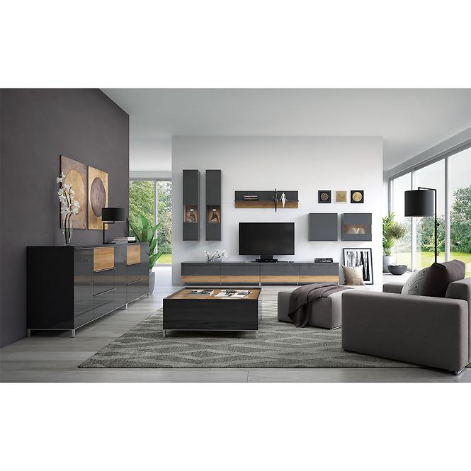 Vitrin Onyx V90-2KS/ON anthracite/pacific walnut
