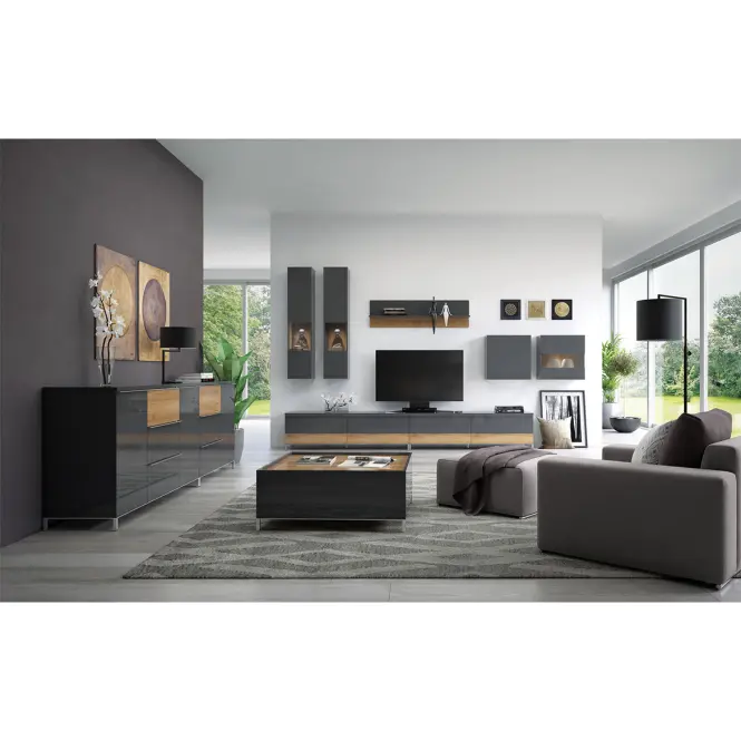 Vitrin Onyx V90-2KS/ON anthracite/pacific walnut,7