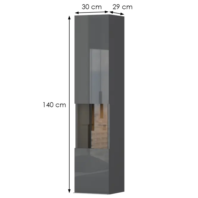 Vitrin Onyx VK30-1KS/ON anthracite/pacific walnut,2