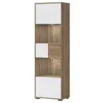 Vitrin Stela-V1S tobacco/crystal white