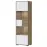 Vitrin Stela-V1S tobacco/crystal white